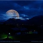 Moon Extreme over Riezlern in Kleinwalsertal