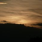 moon in the clouds