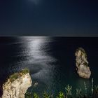 Moon over Adriatic Sea