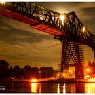 [ moon over bridge] - eisenbahnbrücke rendsburg