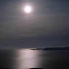 Moon over Cape Spear