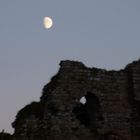 moon over Clonmacnoise