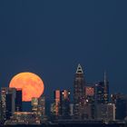 Moon over Frankfurt