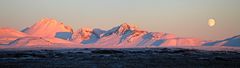 Moon over Iceland