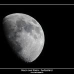 Moon over Kriens - Switzerland