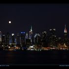 Moon over Manhattan III, New York City / USA