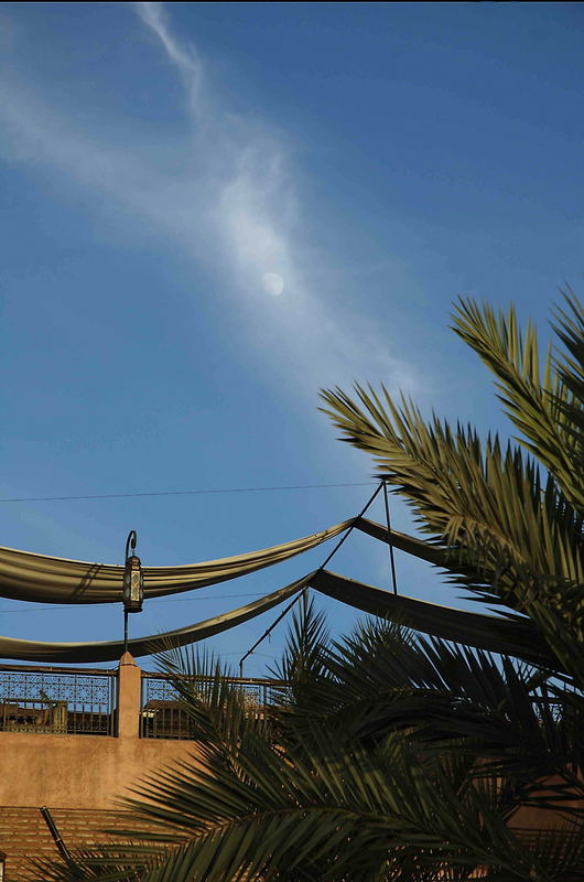 Moon over Marrakech