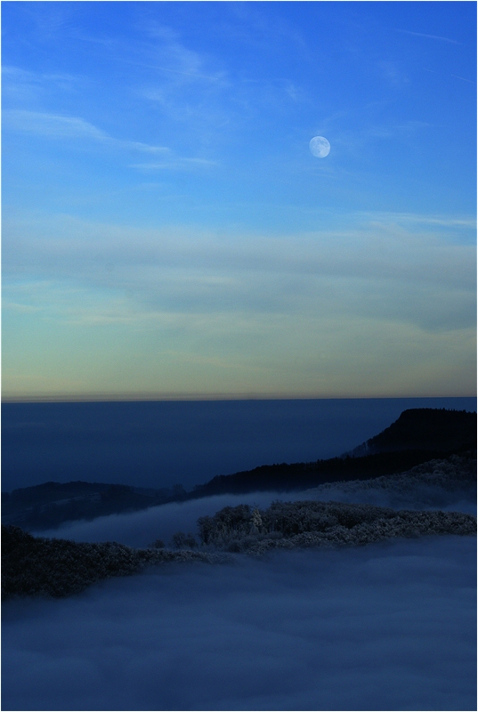 moon over mist