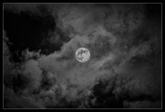 Moon over Schleswig