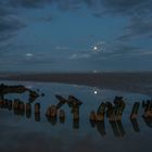 Moon Rise over Wreck