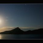 Moon shining in the Dagronera island