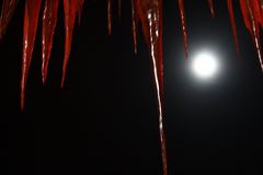 Moon With Icicles