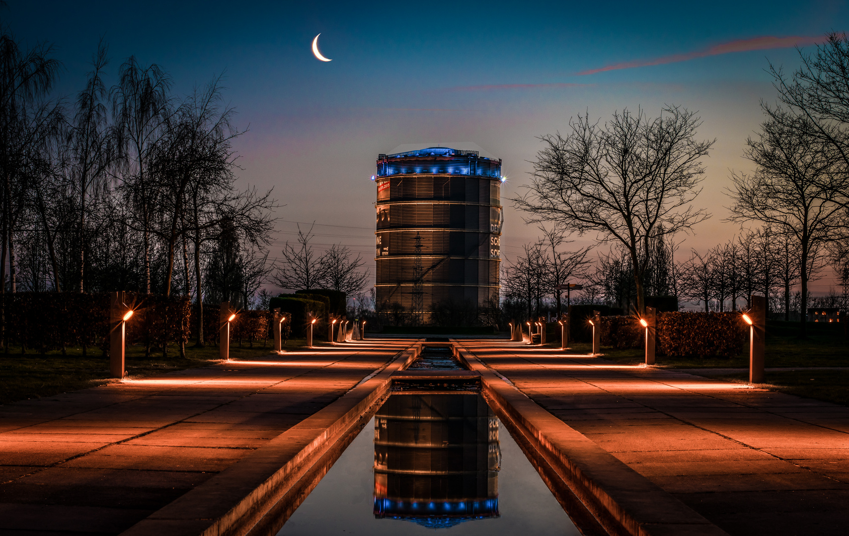 Moonlight Gasometer Oberhausen