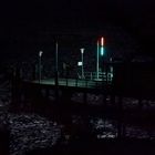 moonlight on pier