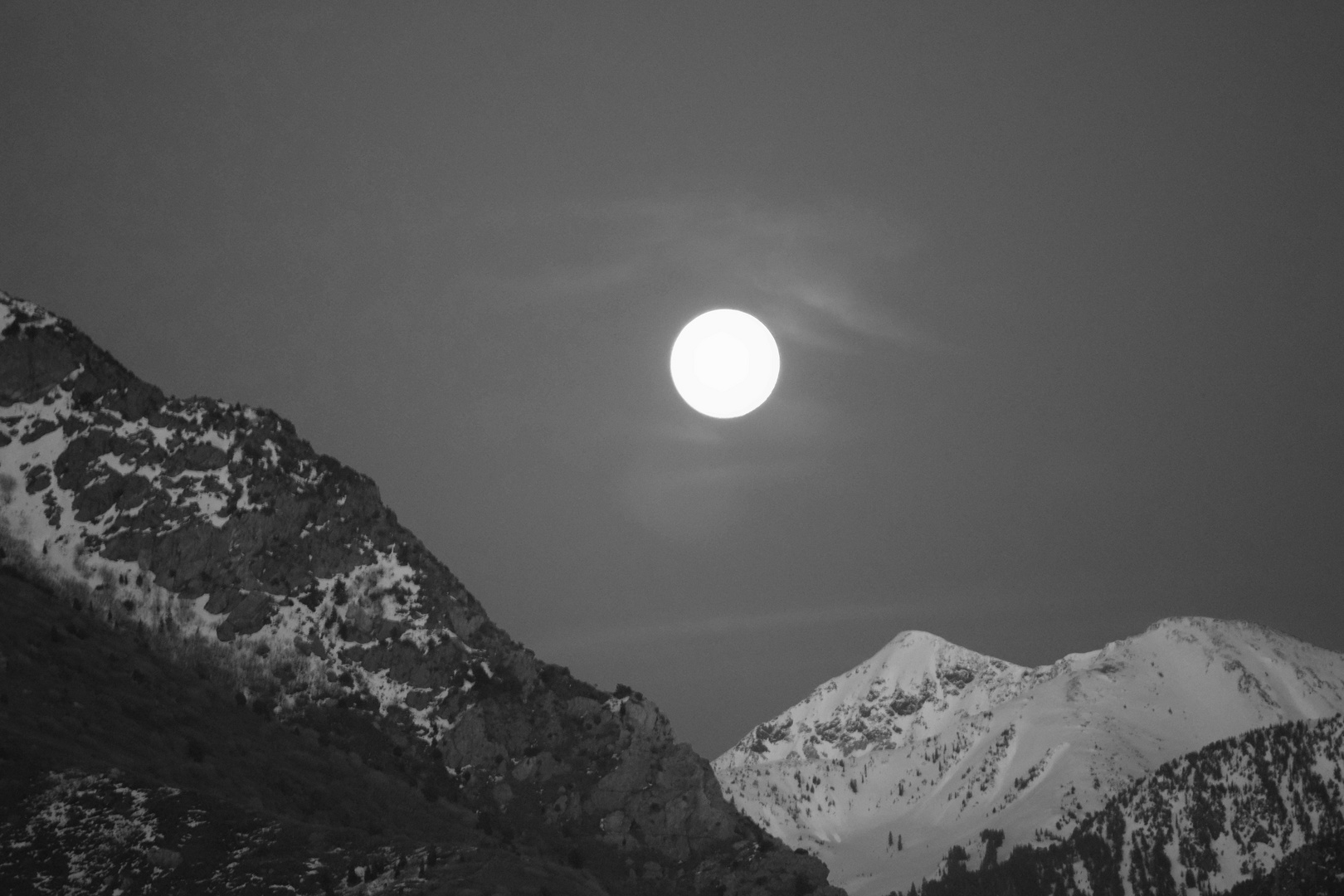 Moonrise BW