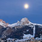 Moonrise in the alps