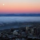 Moonrise over Cape Town