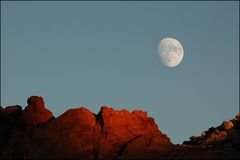 moonrise over Capitol Reef
