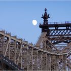 Moonrise over Queensboro Bridge
