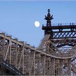 Moonrise over Queensboro Bridge
