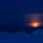 moonrise over the island