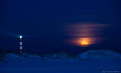 moonrise over the island