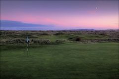 Moonrise over The Island Golf Course