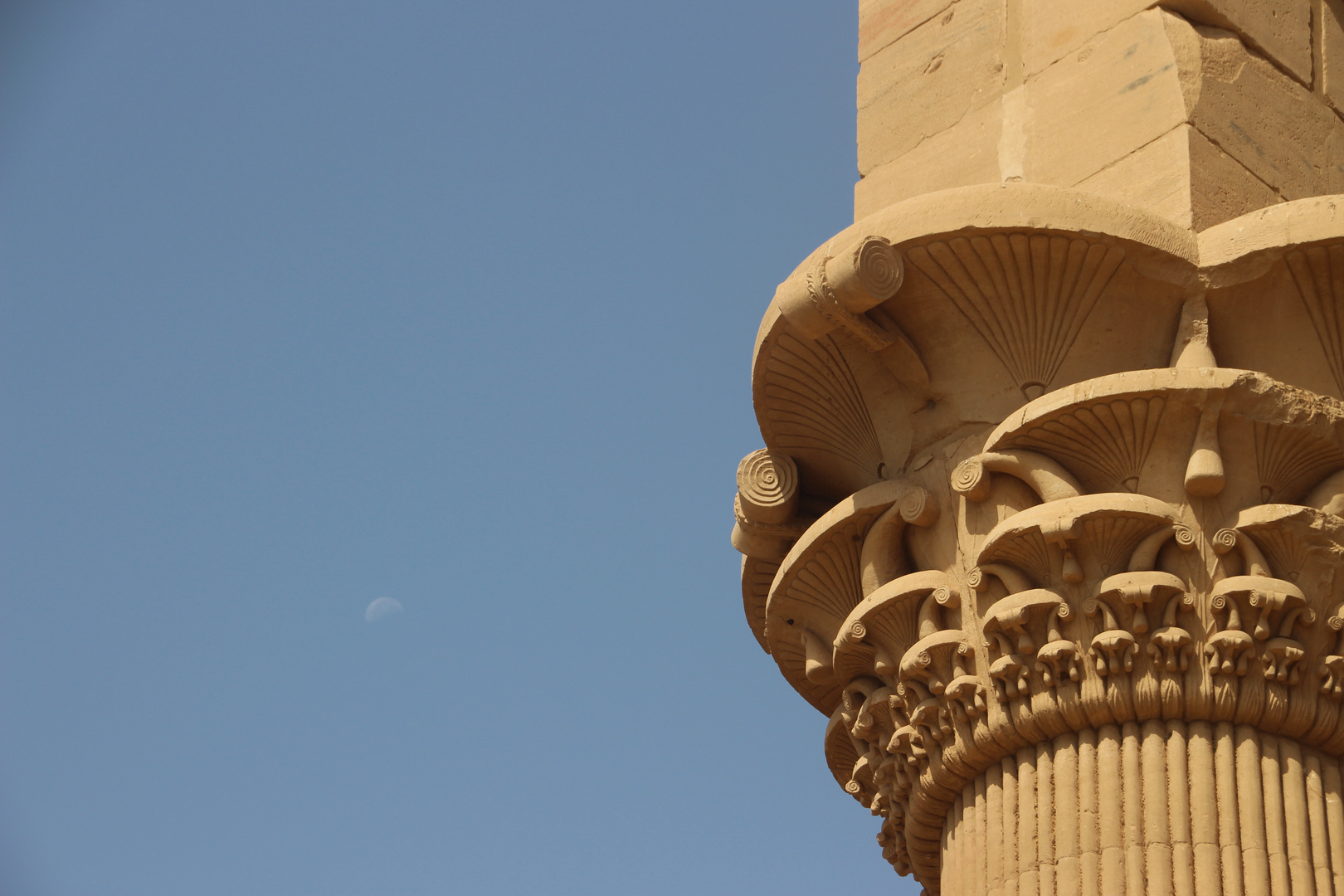 Moonrising over Philae