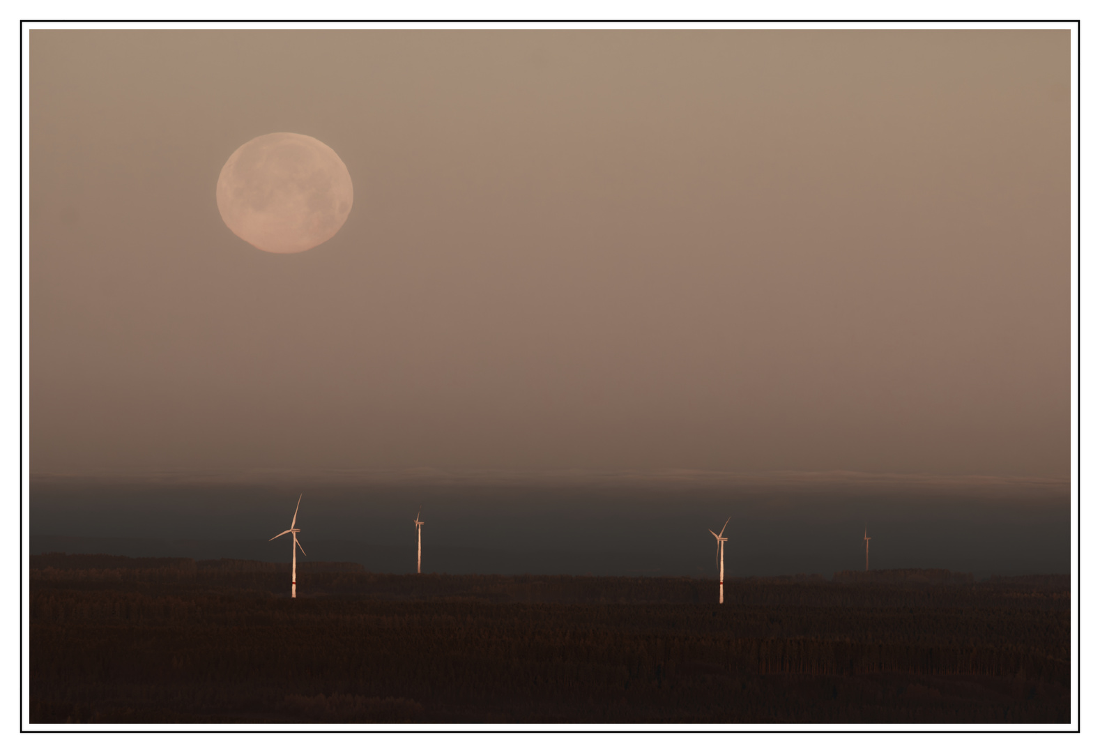 Moonset at Sunrise