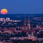 Moonset Ratisbon Keilberg