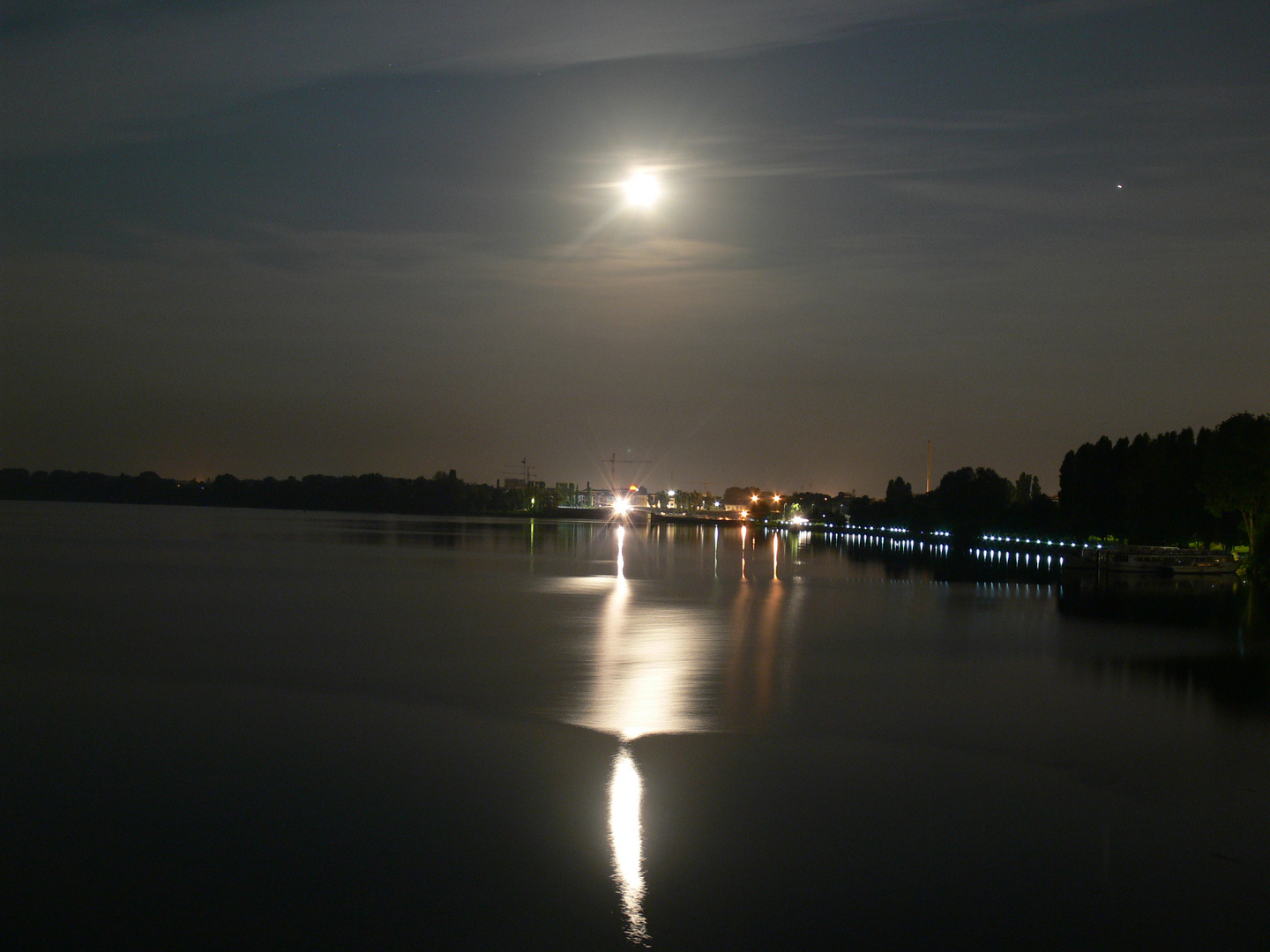 Moonshine reflection