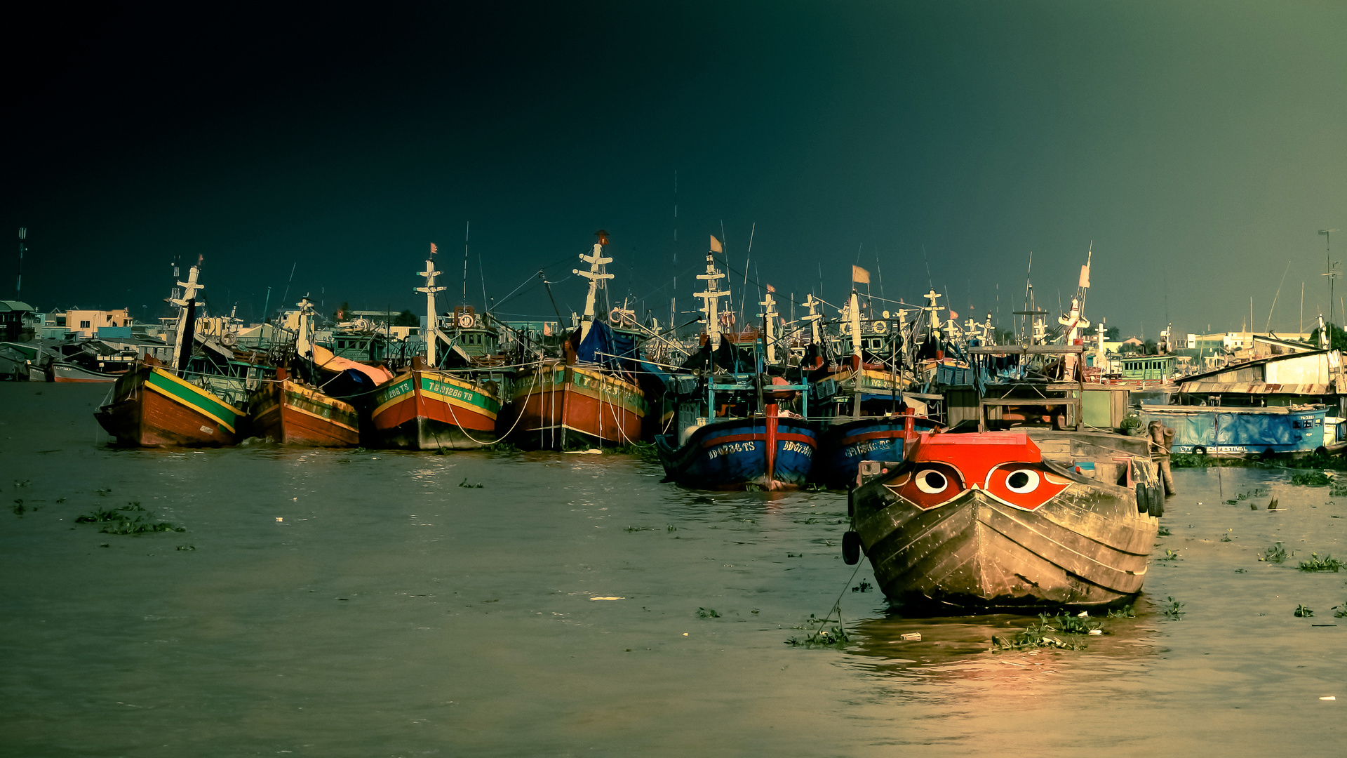 Moonsoon light in Mekong delta