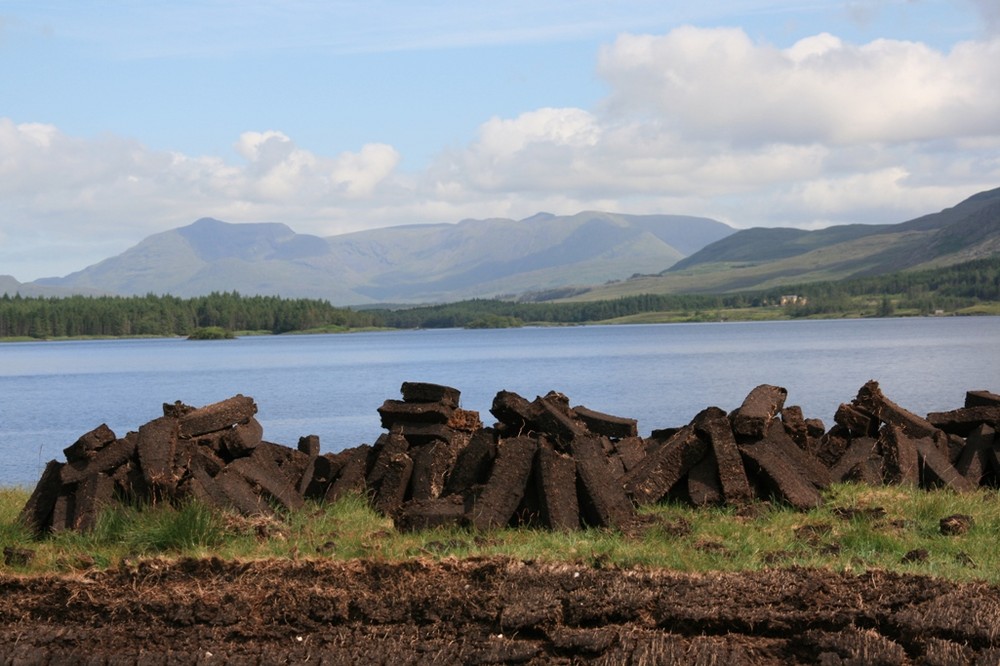 Moor-und Heidelandschaft Connemara - Irland -