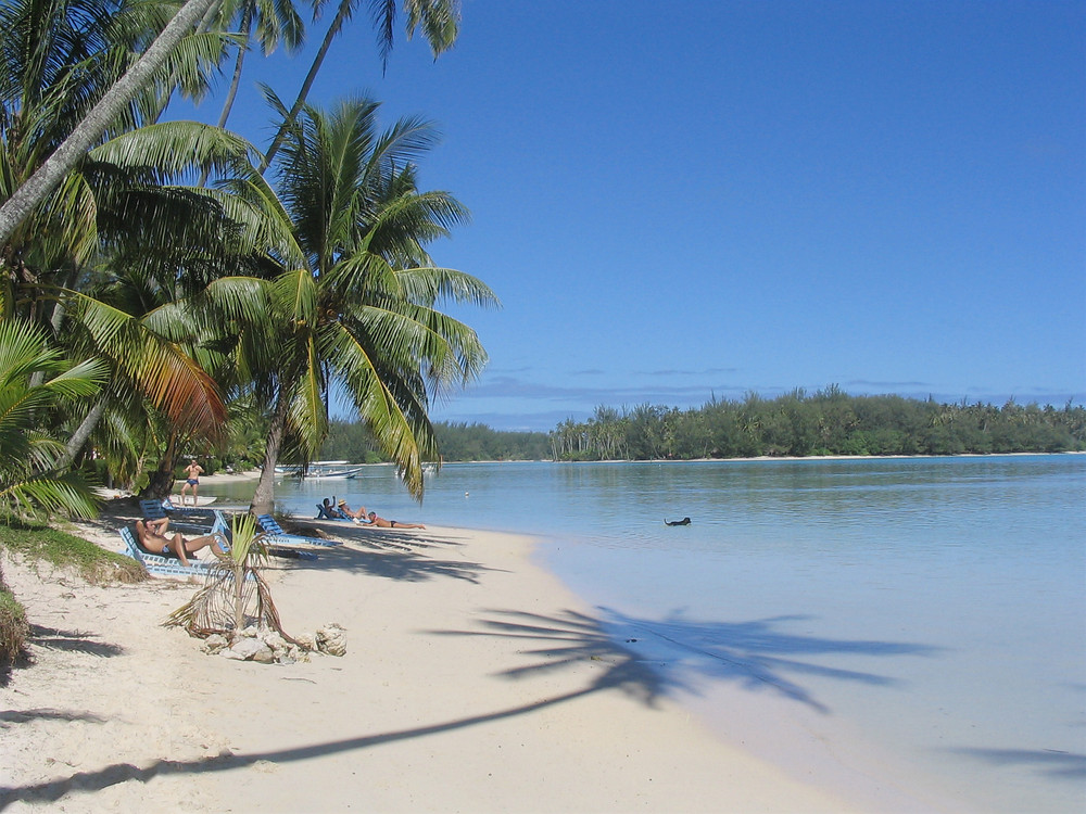 moorea, plage