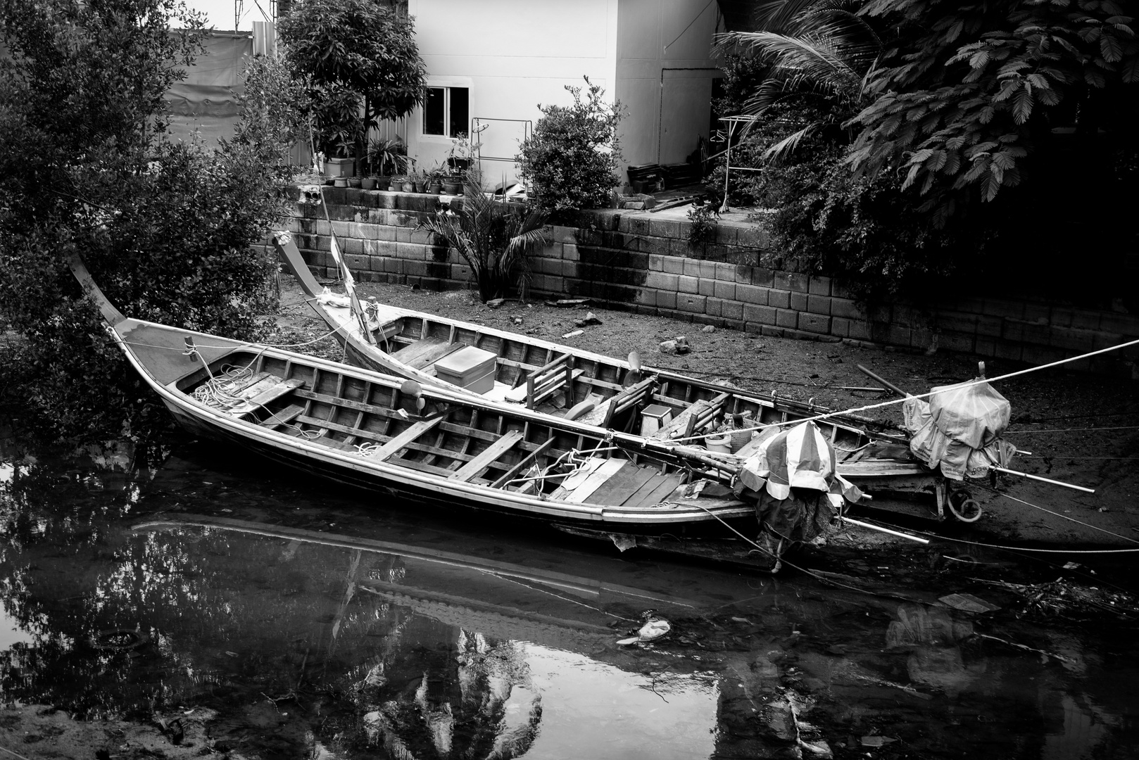 Moored by the stream