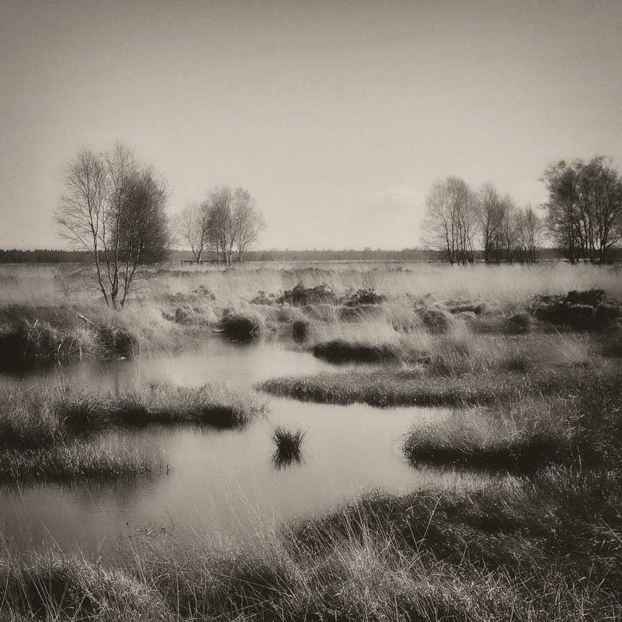 Moorimpression Foto Bild Spezial Natur Schwarz Weiss Bilder Auf Fotocommunity