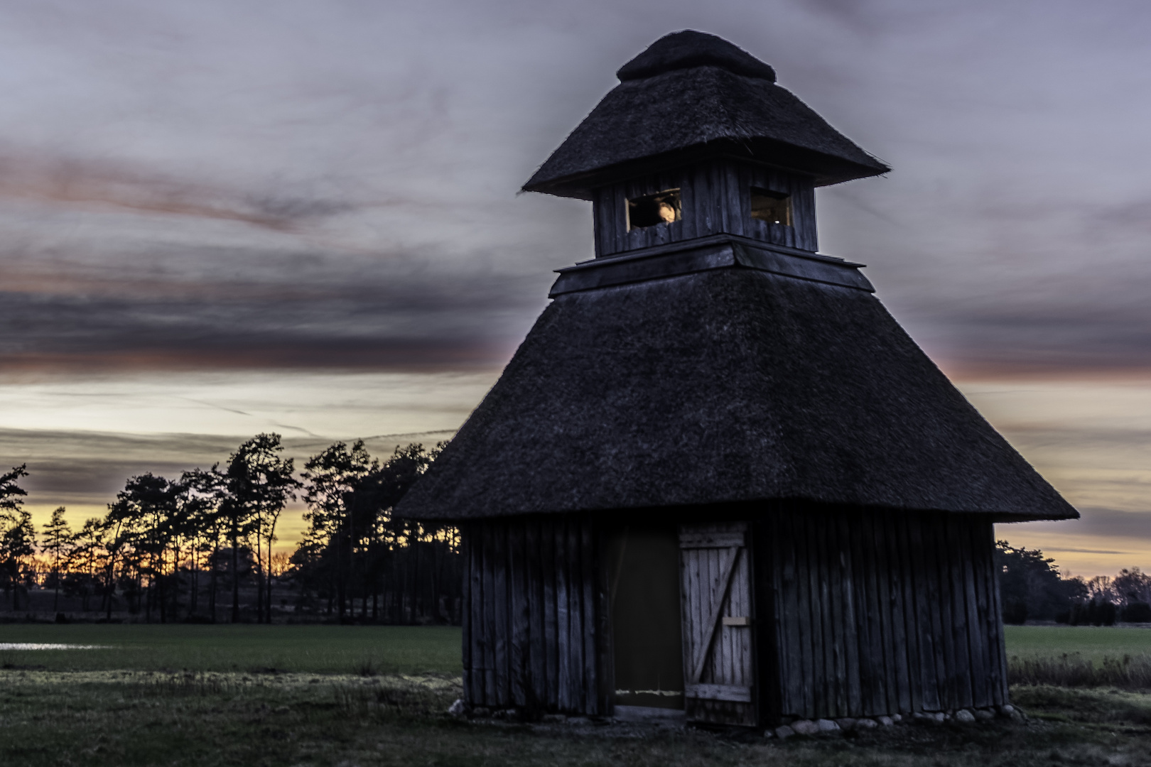 "Moorkirche" im Abendlicht