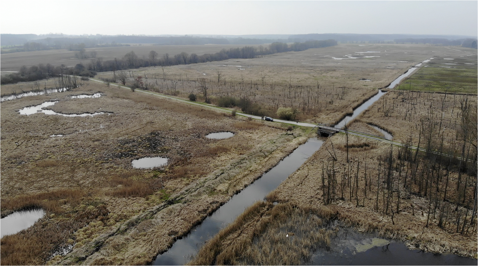 Moorlandschaft einmal von oben..