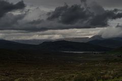 Moorlandschaft in der Nacht