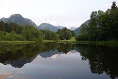 Moorweiher am Abend