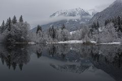 Moorweiher im Winter