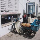 Moped des Dorffischers