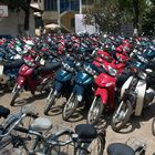 Moped-Parkplatz in Saigon