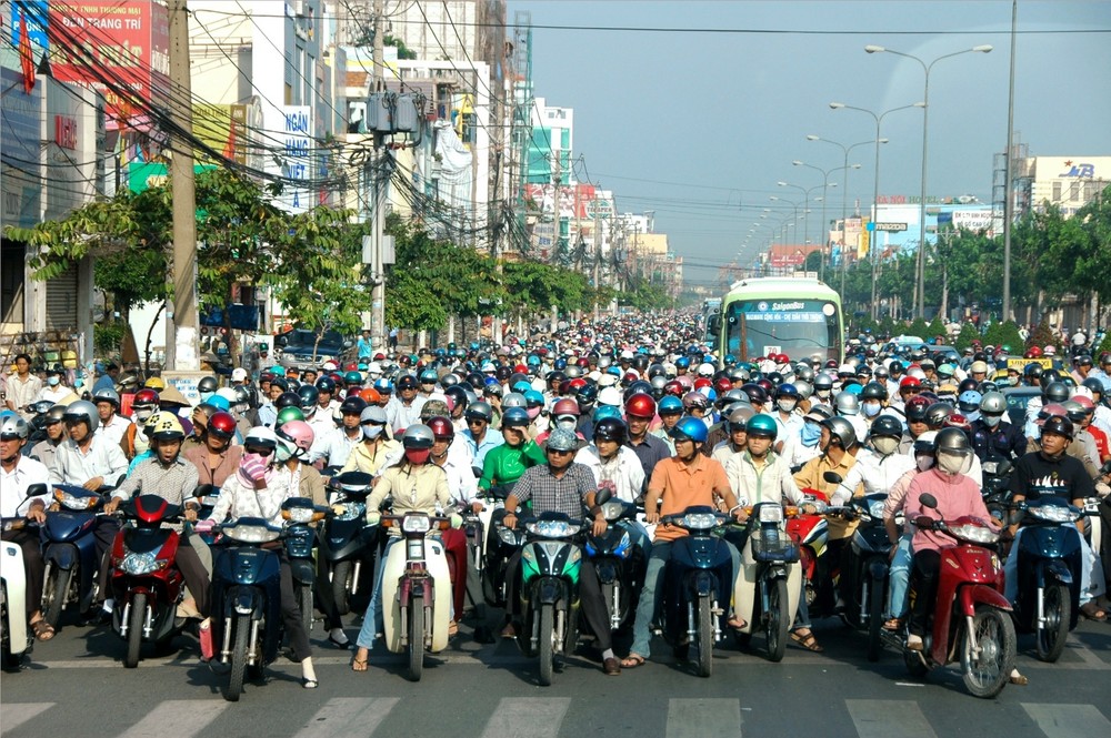 Mopeds in Saigon Foto & Bild reportage dokumentation, motive Bilder
