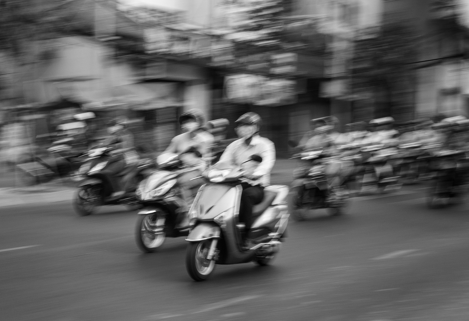 Mopeds in Saigon