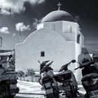 Mopeds und Kirche