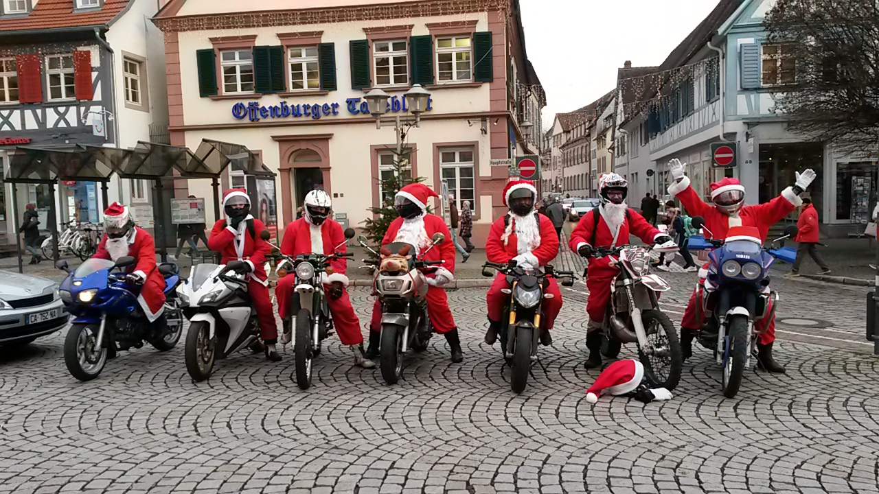 Mopedweihnachtsmannausflug :-)