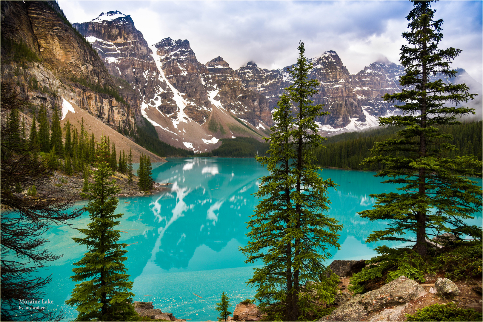 Moraine Lake Foto And Bild North America Canada Landschaft Bilder Auf