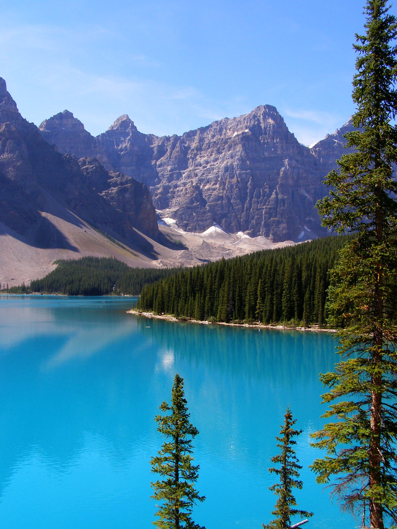 Moraine Lake Kanada  Foto Bild world canada kanada  