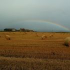 Moray coast with rainbow